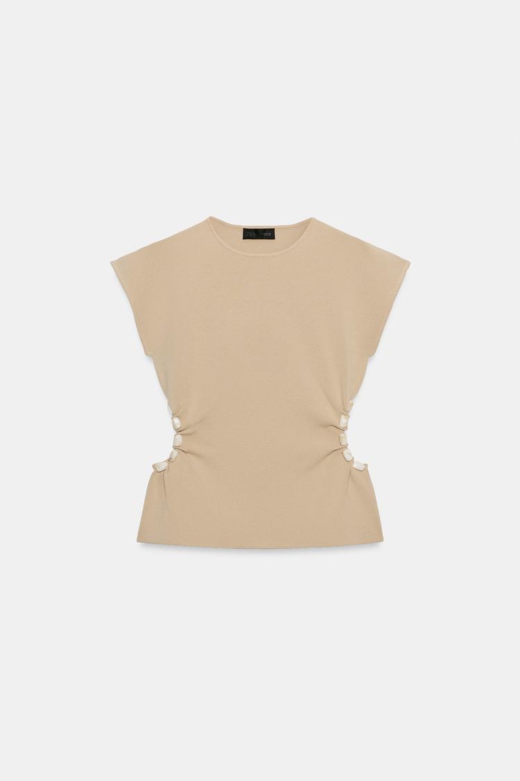 Alison Summer Beaded Top