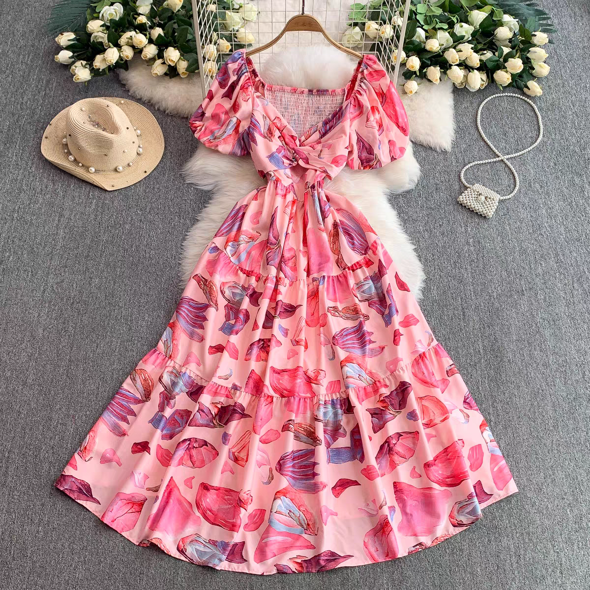 Marie Summer Beach Vacation Dress - 24th Spoke