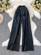 Olivia PU Leather Trousers