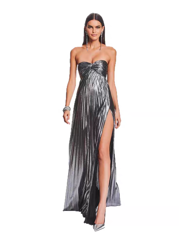 Laura Party Metallic Dress