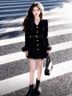 Scarlett Winter Velvet Dress