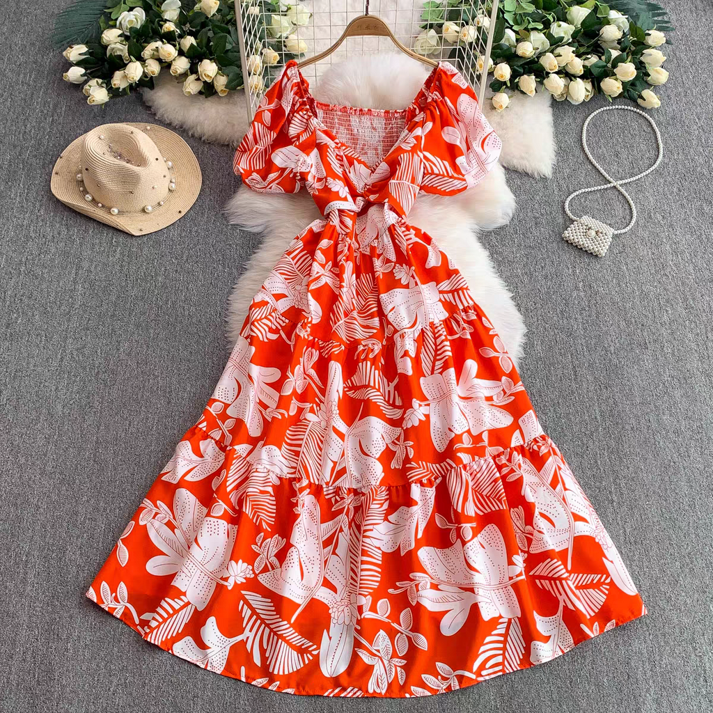 Marie Summer Beach Vacation Dress - 24th Spoke