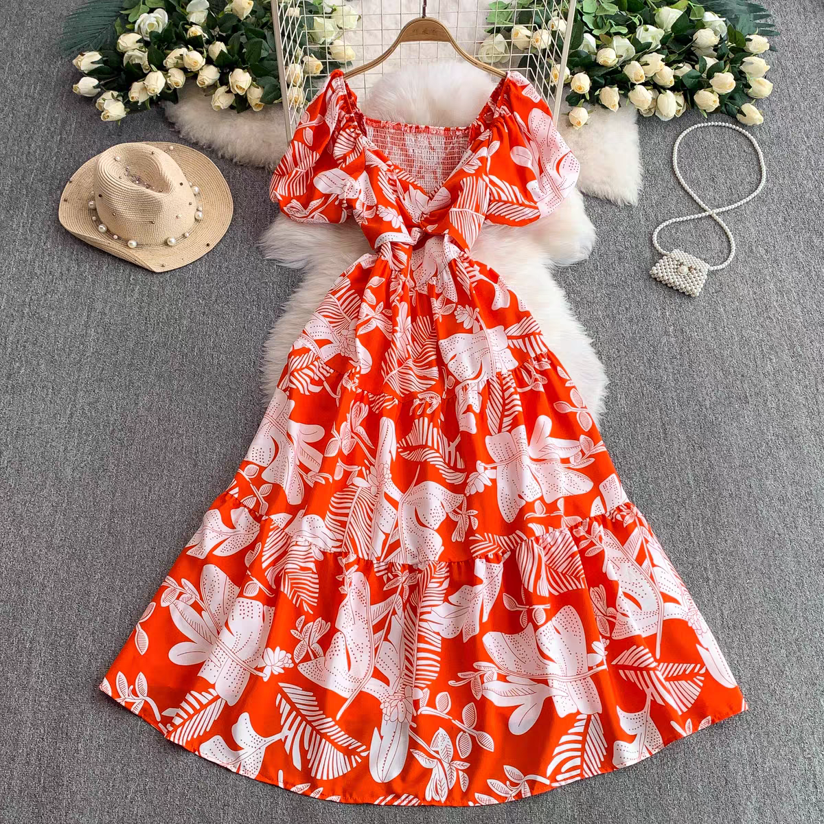 Marie Summer Beach Vacation Dress - 24th Spoke