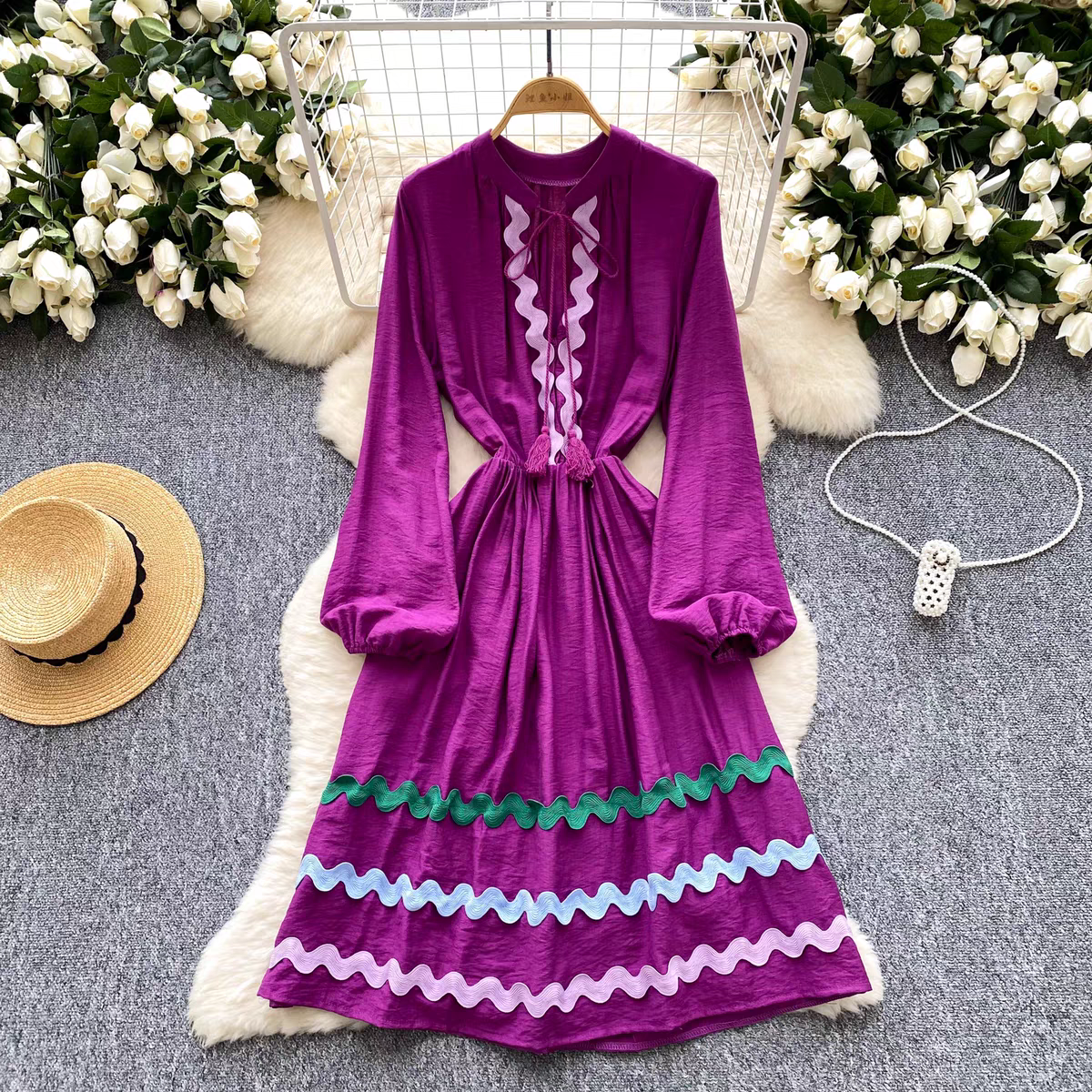Hilarie Summer Holiday Style Dress - 24th Spoke