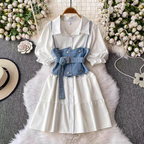 Kim Summer Denim Two Piece Set
