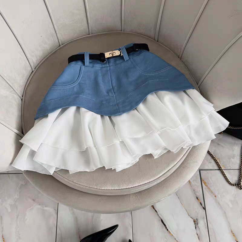 Jennifer Summer High Waist Skirt (Belt Not Included)