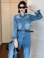 Sienna Women Denim Jumpsuit - 24th Spoke