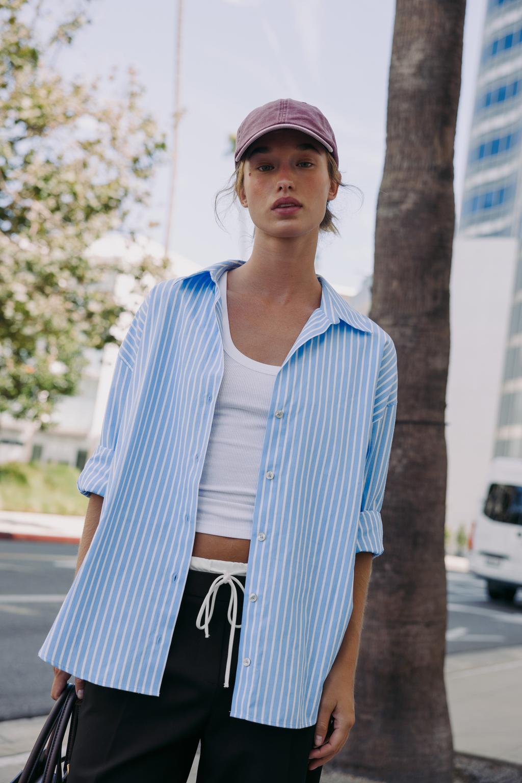 Yami Stripe Loose Shirt