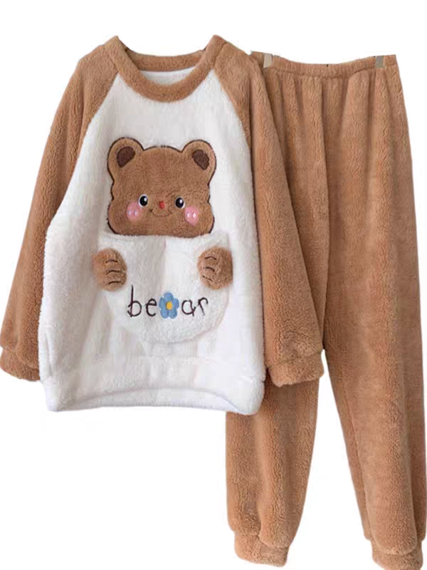 Amanda Winter Fleece Pajamas Set