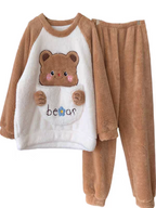 Amanda Winter Fleece Pajamas Set