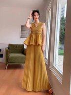 Leona Summer Two Piece Luxury Dress - 24th Spoke