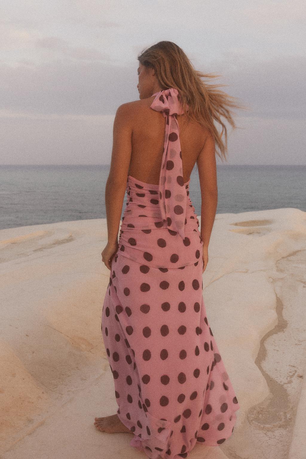 Ashley Summer Polka Dot Dress