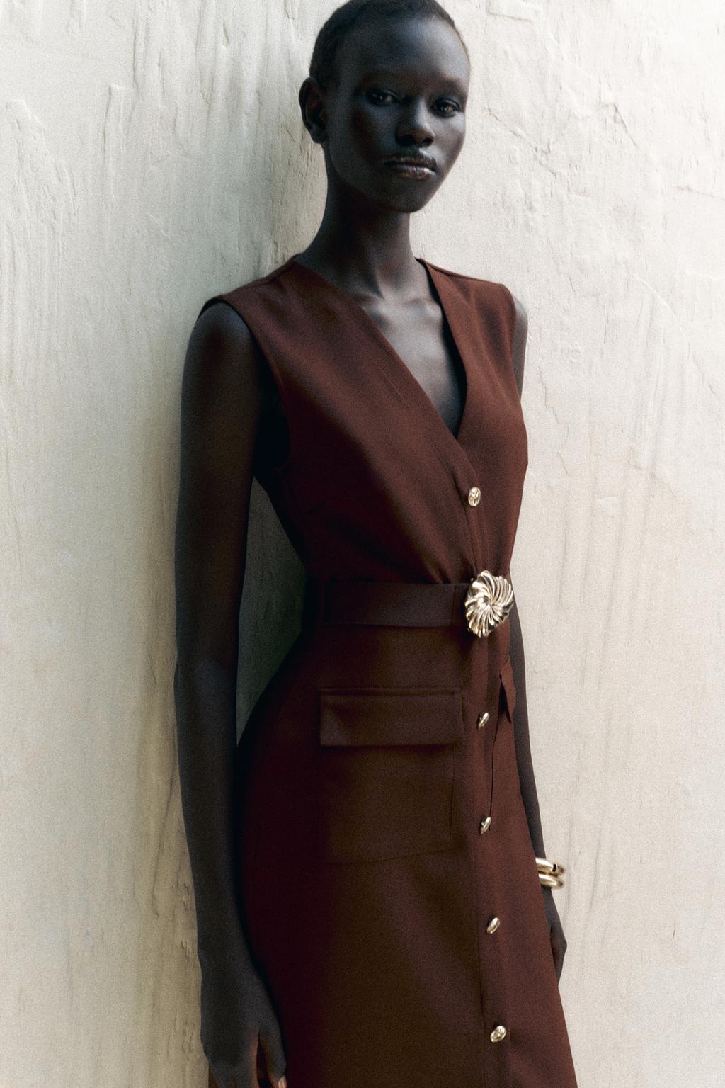 Christina Summer Midi Dress With Belt