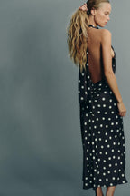 Jessica Satin Midi Dress