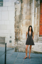 Marie Summer Halter Neck Dress