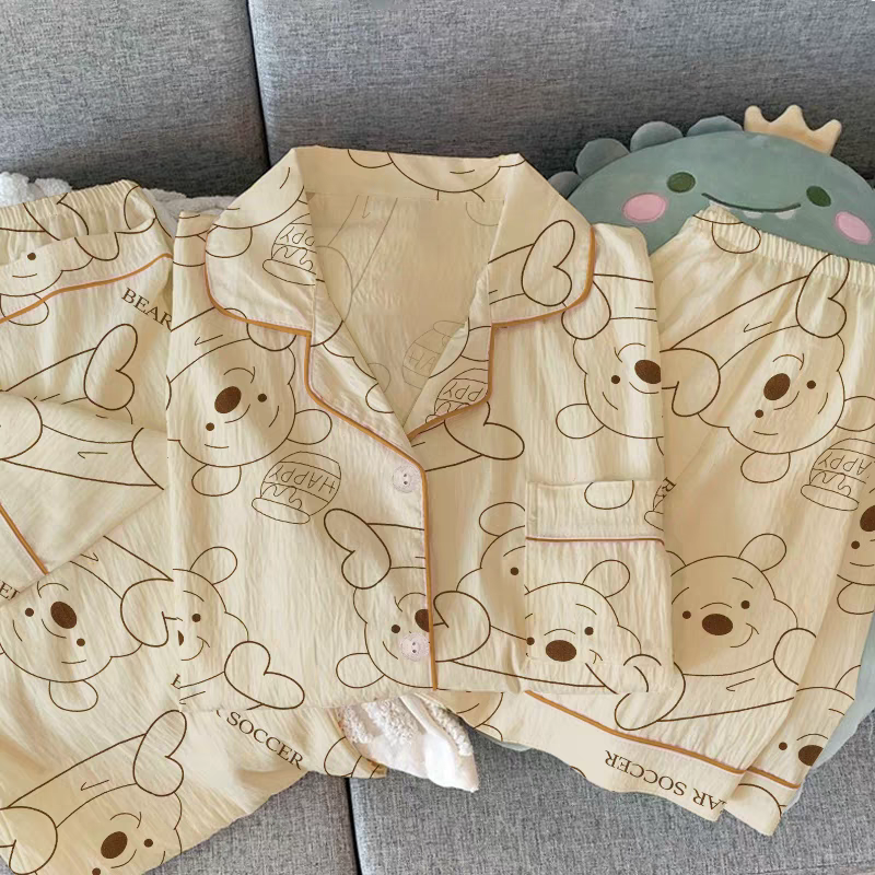 Summer Pajamas Three Piece Set