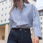 Yami Stripe Loose Shirt