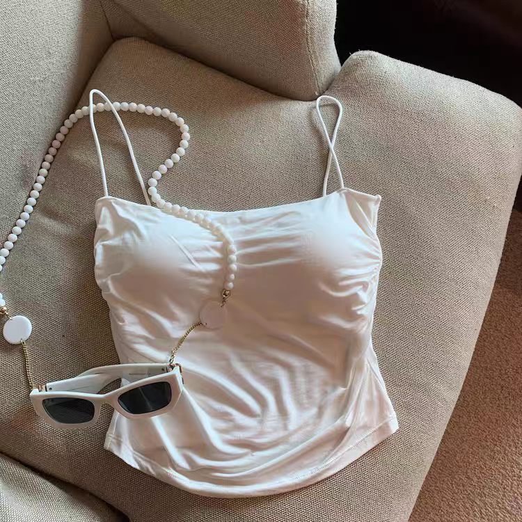 Taylor Summer Pleated Padded Top