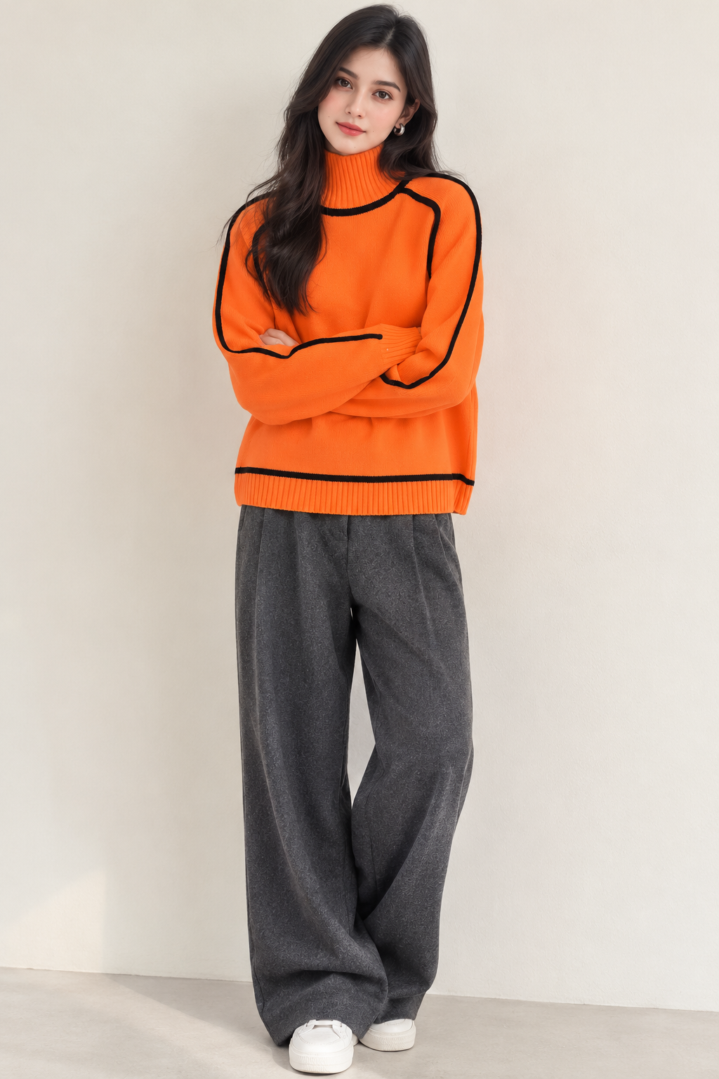 Rihanna Loose Winter Sweater
