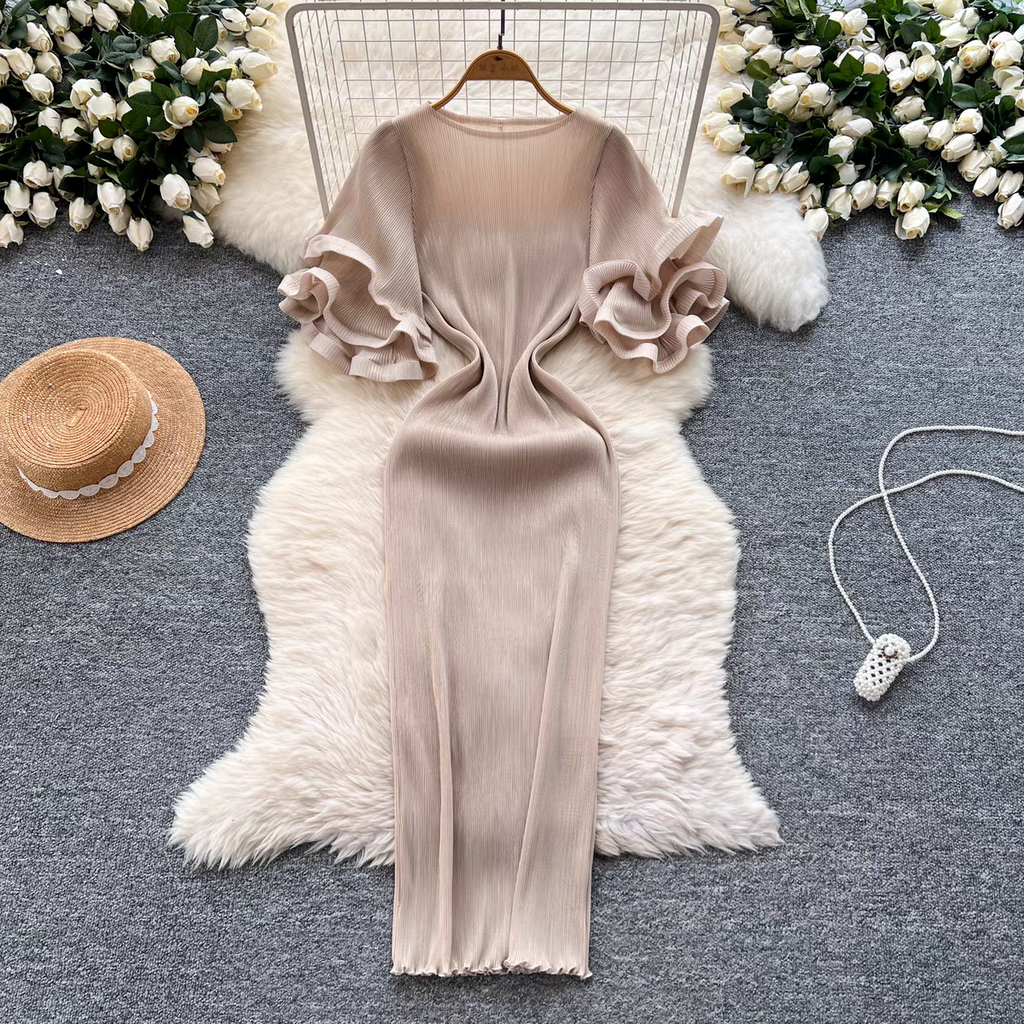 Gabrielle Summer Pleated Dress - 24th Spoke