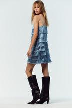 Amanda Summer Tassel Short Party Dress