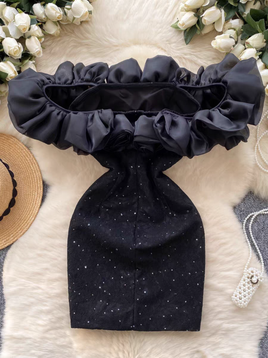 Amber Summer Black Party Luxury Dress