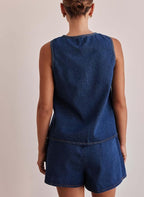 Marissa Summer Denim Two Piece Set