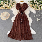 Katherine Summer Polka A Line Mid Length Dress