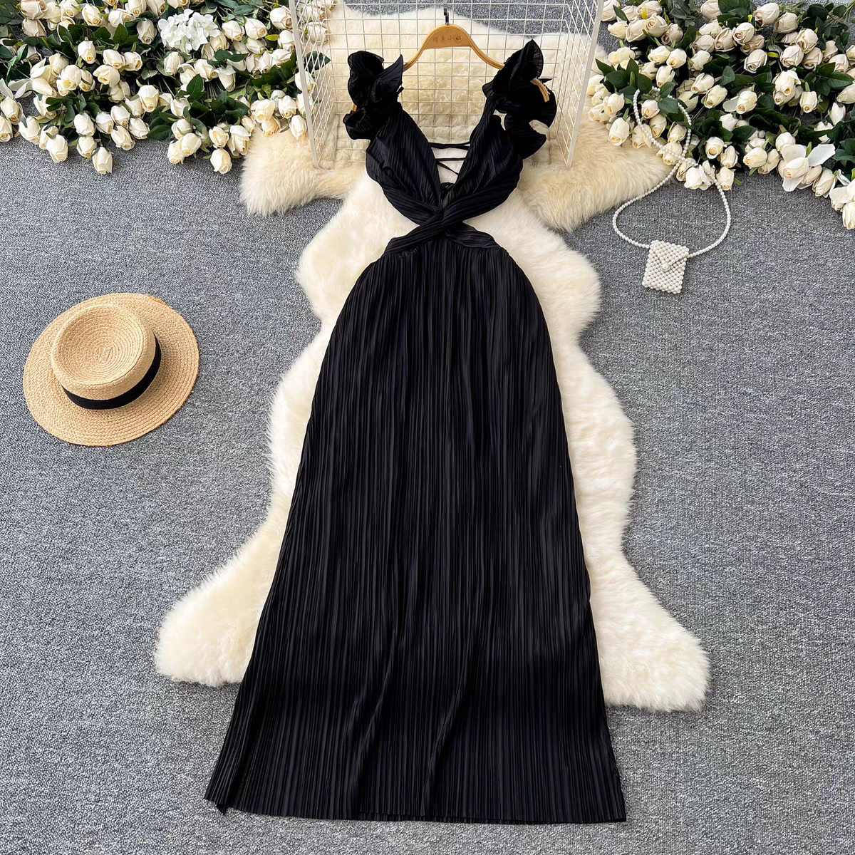 Kiara Summer French Holiday Vacation Dress