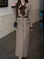 Natalie Winter Dress With Belt