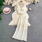 Rihanna Summer Two Piece Holiday Dress Set