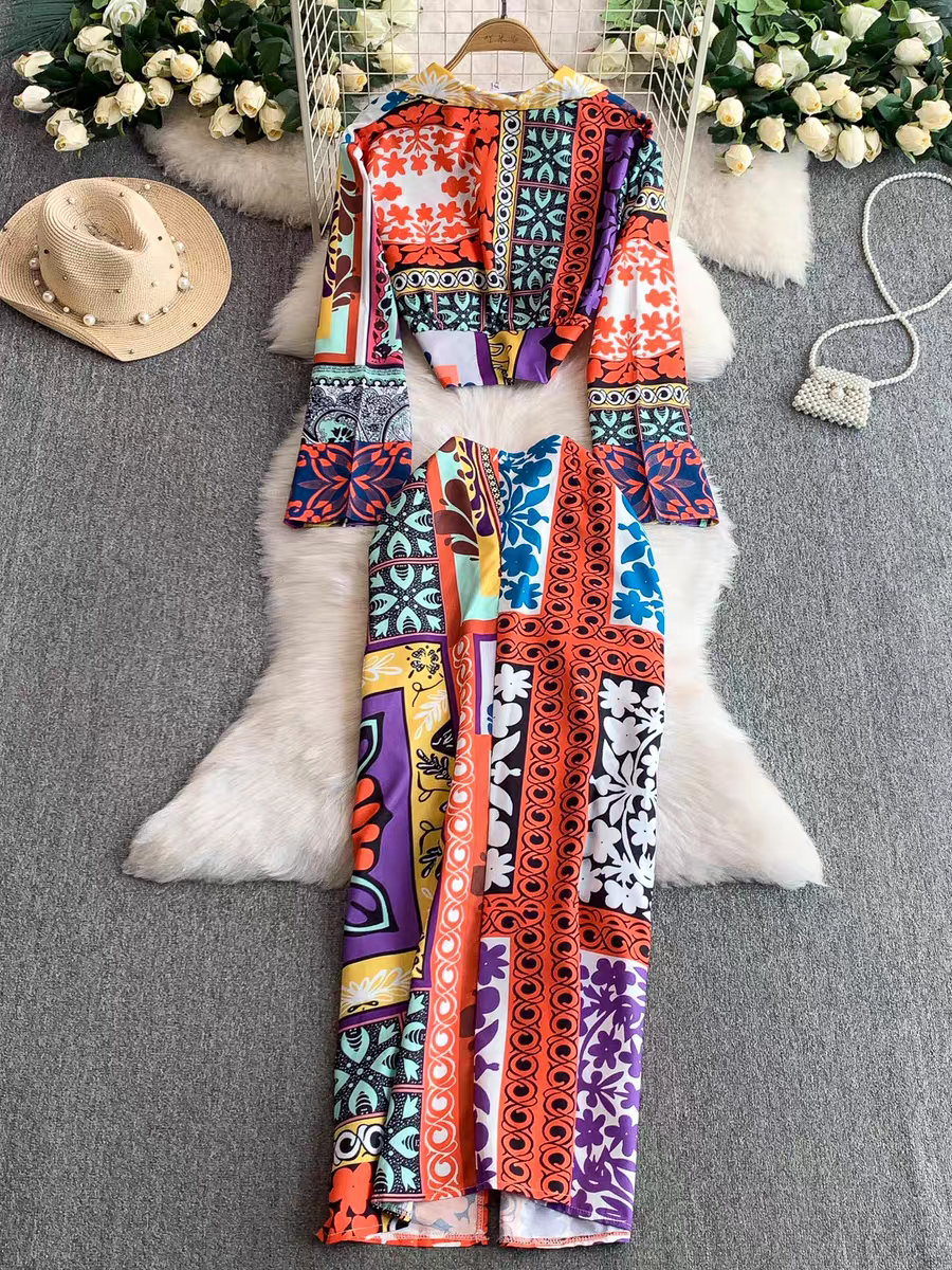 Michelle Summer Vacation Two Piece Set