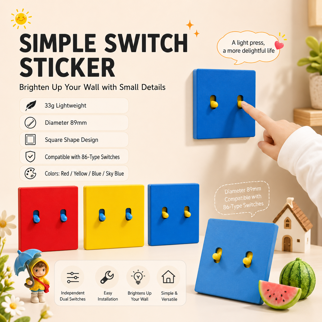 Home Renovation Switch Panel