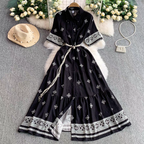 Lyndsy Summer Ruffle Long Skirt Dress - 24th Spoke