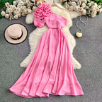 Naomi Summer Off Shoulder Luxury Dress