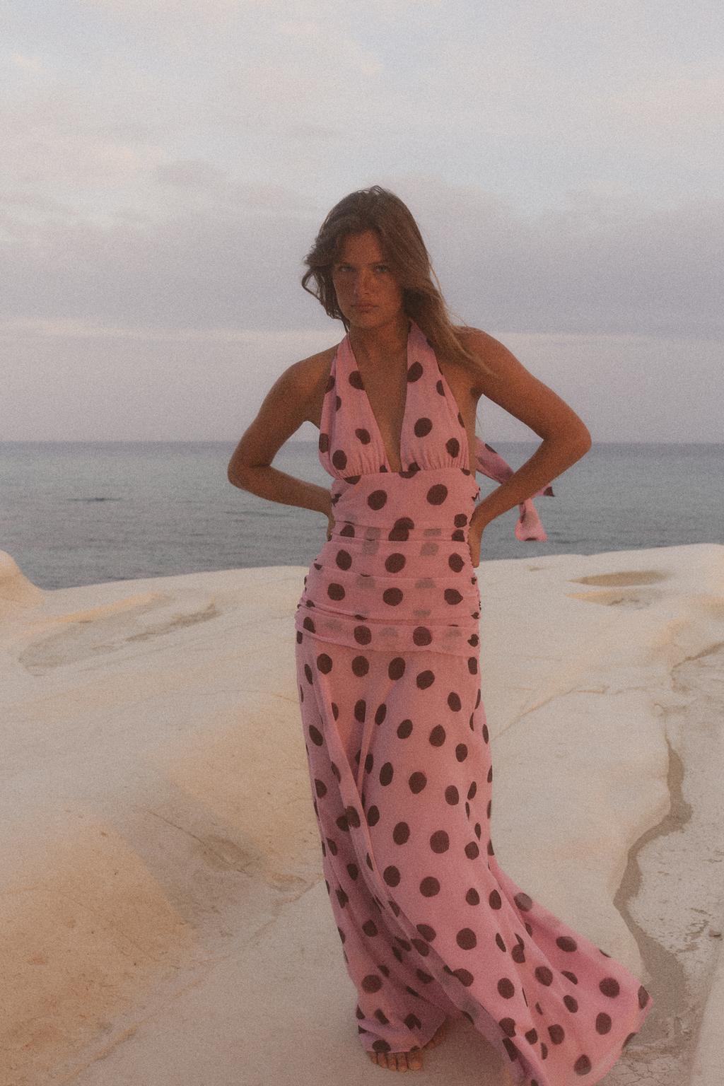 Ashley Summer Polka Dot Dress