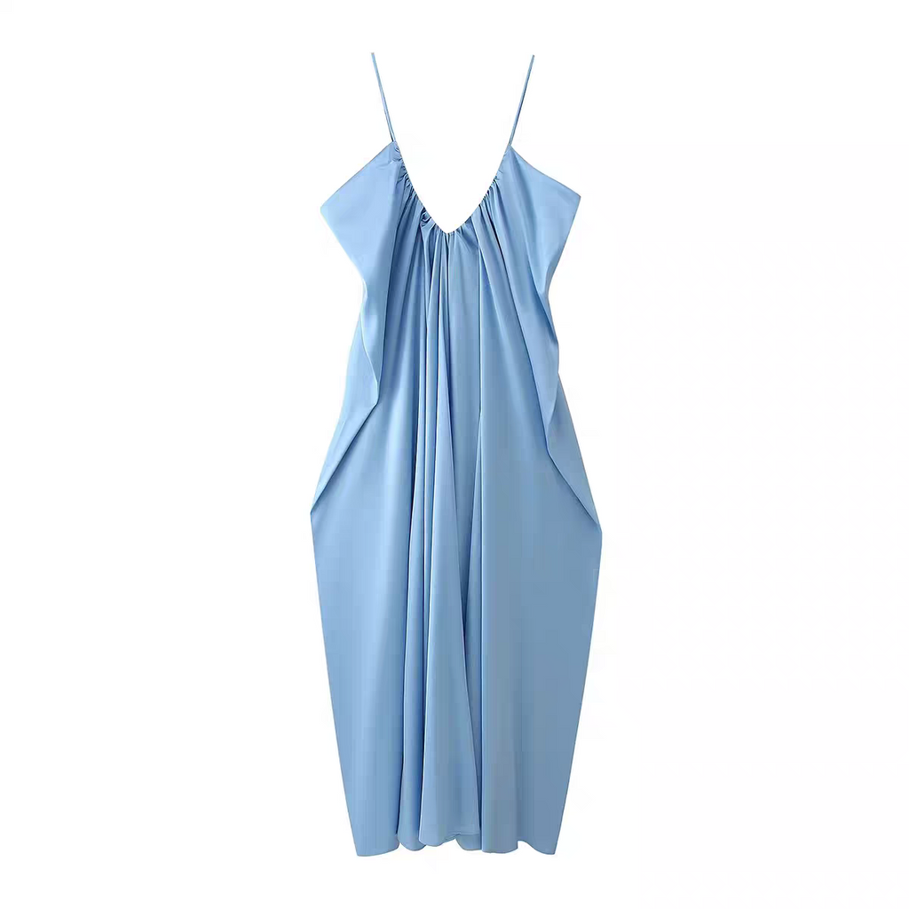 Emma Summer Vacation Pleated Dress