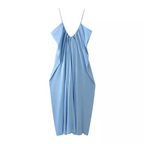 Emma Summer Vacation Pleated Dress