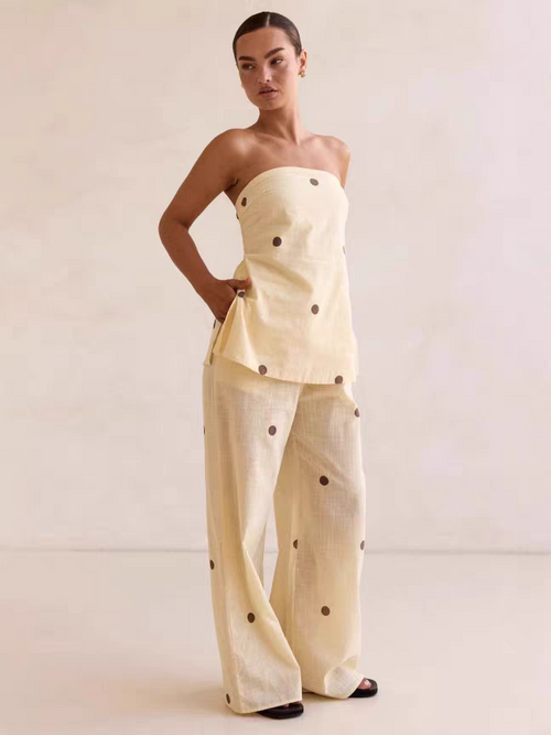 Marissa Summer Polka Coord Set