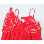 Michelle Summer Retro Embroidery Dress