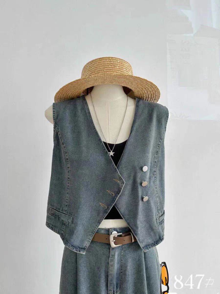 Rebecca Summer Denim Coord Set