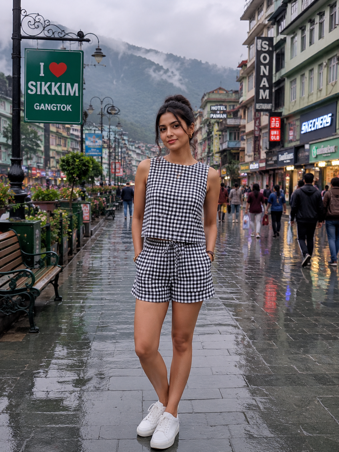 Katherine Summer Check Set