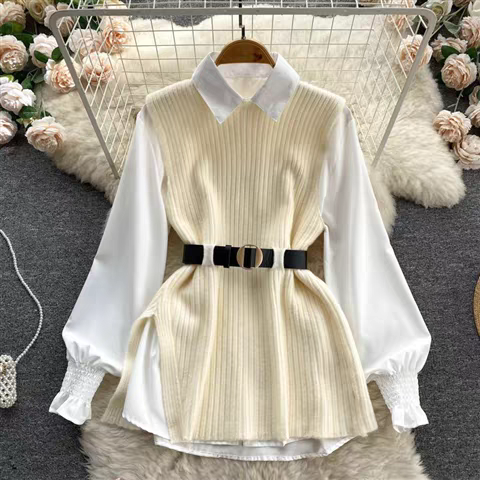 Michelle Winter Top With Belt