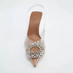 Zara Rhinestone Fairy Crystal Heels With Zara Label - 24th Spoke