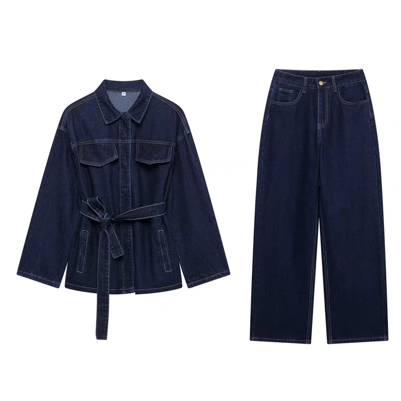 Kate Summer Denim Two Piece Set