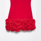 Nia Summer Party Wear Red Hot Dress - 24th Spoke
