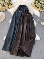 Olivia PU Leather Trousers