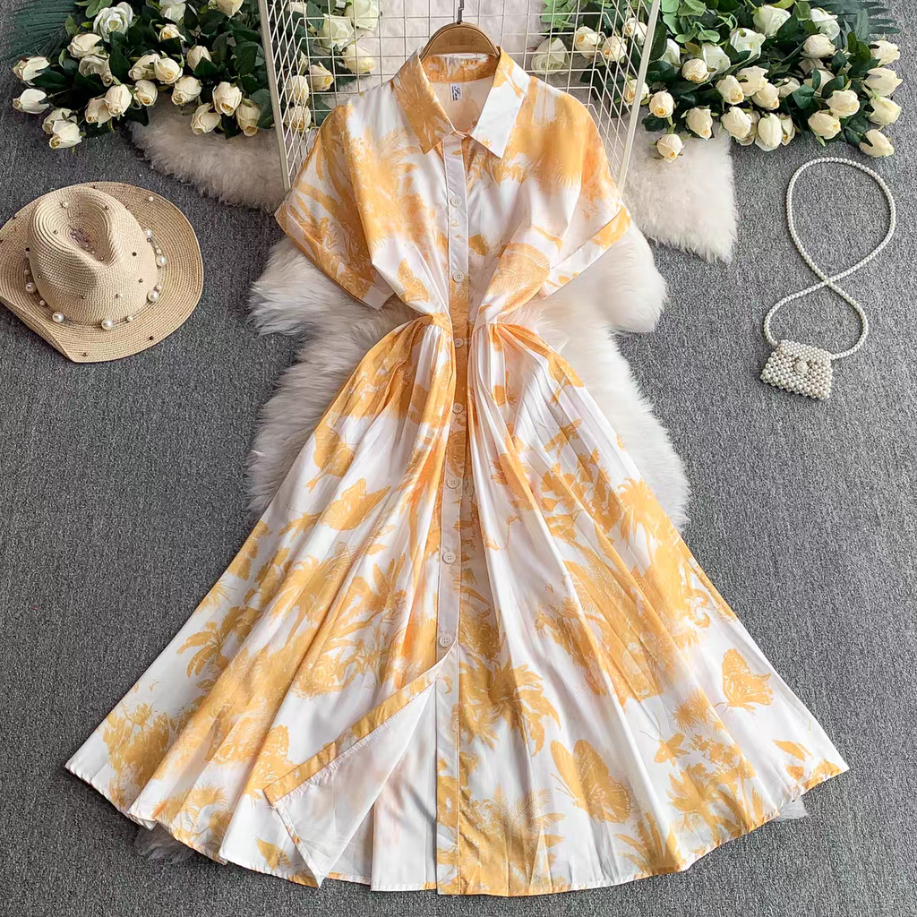 Kate Summer Retro Printed Dress - 24th Spoke