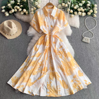 Kate Summer Retro Printed Dress - 24th Spoke
