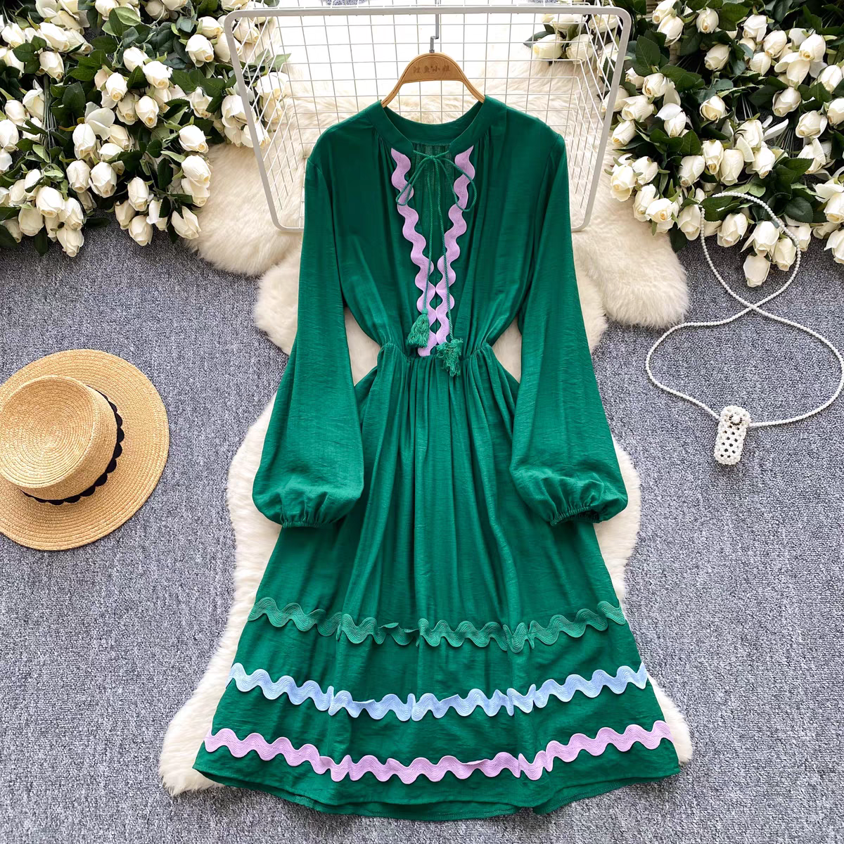 Hilarie Summer Holiday Style Dress - 24th Spoke